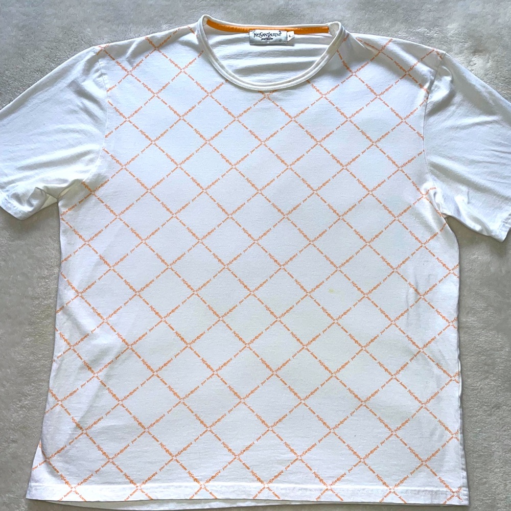 YSL - Yves Saint Laurent pour homme t-shirt. size Extra Large (XL) (UK)